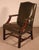 English Dark Green Leather Armchair For Sale - Image 4 of 10