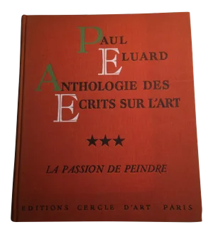 1954 Eluard Anthologie Des Ecrits Sur l'Art Volume 3 Book