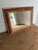 Chinoiserie Vintage Chinoiserie Hand-Painted Wooden Beveled Wall Mirror For Sale - Image 3 of 9