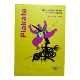 Niki De Saint Phalle (1930–2002), Exhibition Poster With Jean Tinguely, 2005, Printed in Germany For Sale