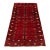 Antique Ersari Turkmen Hand-Knotted Wool Rug - 7'9" X 4'6" For Sale