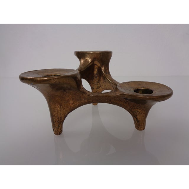 Bronze candlestick from the 1960s. I have official proof of authenticity such as vintage catalogs, designer records, or...