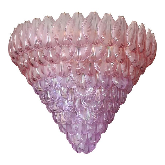 Amber Chandelier in Murano Glass, 1950s For Sale - Image 3 of 7