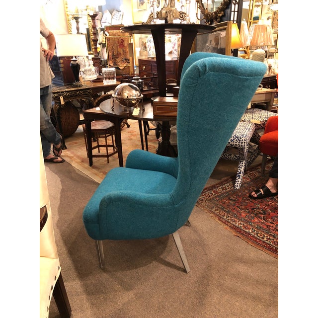 Mid Century Modern Wingback Chair Chairish
