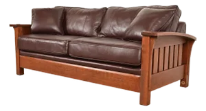 L. & J. G. Stickley Mission Oak Arts & Crafts Sofa