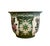 Vintage Chinese Chinoiserie Hand Painted Famille Rose Cachepot / Cache Pot / Jardinere/ Fishbowl Planter With Peacock Motif and Moriage Beading For Sale - Image 4 of 11