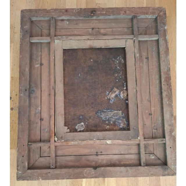 Circle of Bartolomé Esteban Murillo, Saint Joseph with the Christ Child, 17th Century, Oil on Canvas & Wood, Framed For Sale - Image 4 of 6