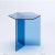 Not Yet Made - Made To Order Blue Acrylic Hexagon Side Table For Sale - Image 5 of 5