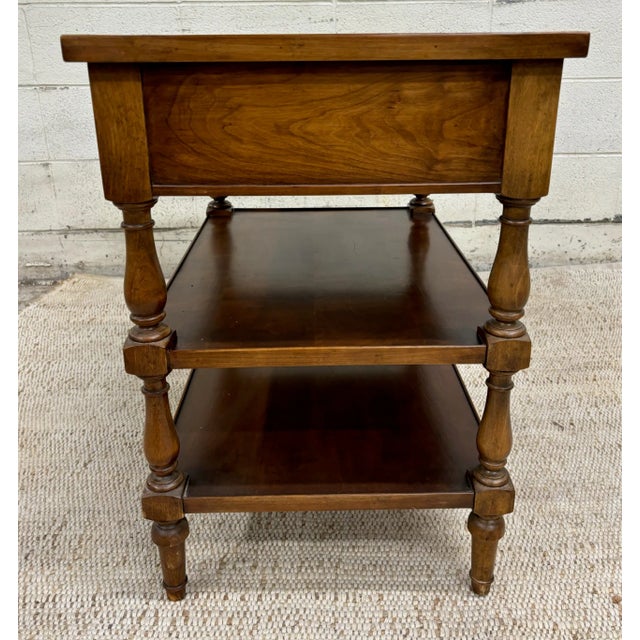 Vintage Barnard & Simonds English Regency Style Rafraichissoir Side Table For Sale - Image 10 of 12