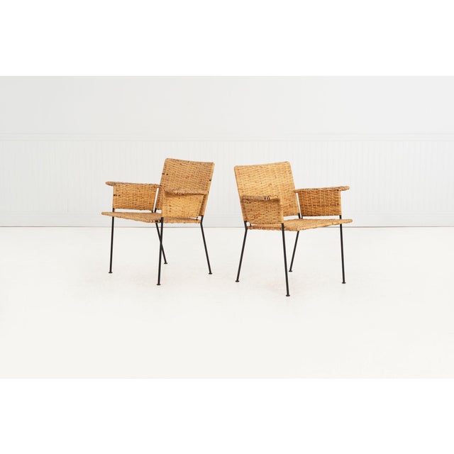 Mid-Century Modern Pair of Van Keppel-Green “Vkg” Model 864 Club Chairs, California, 1953 For Sale - Image 3 of 12