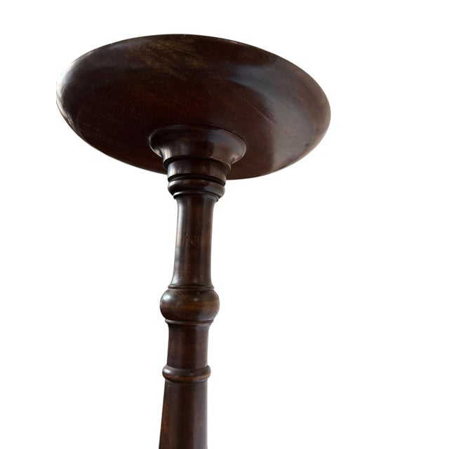 Antique Georgian Mahogany Torchère Stand, 1900 For Sale - Image 10 of 12