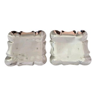Mid-Century Sterling Silver Bon Bon Trinket Dishes, 1972 For Sale