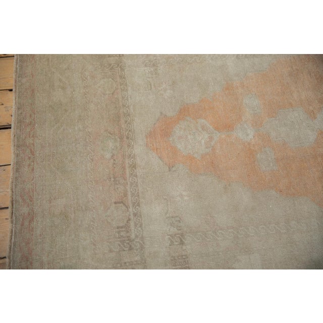 Vintage Distressed Oushak Rug Runner - 3'11" x 8'3" For Sale In New York - Image 6 of 9