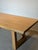 Wood Structural Dining Table in Oak For Sale - Image 7 of 11