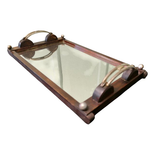 Art Deco Mirror Tray, 1920 For Sale