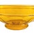 Antique Art Deco Fruit Bowl in Amber Glass from Val Saint Lambert, 1930s For Sale - Image 6 of 9