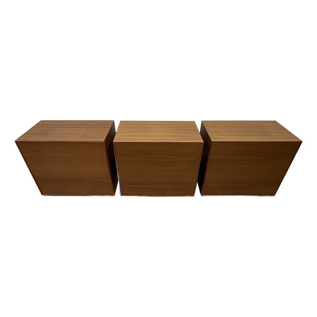 MCM Style Storage Cubes by Treku Retailed by Design Within Reach For Sale