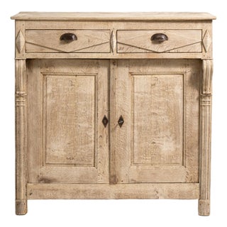 19th Century Charles X Oak Buffet For Sale