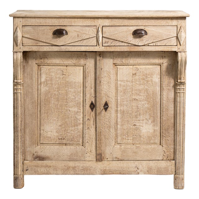 19th Century Charles X Oak Buffet For Sale