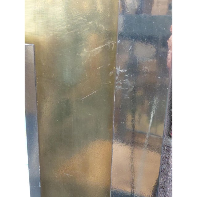 Blue Framed Signed J. Akston "Moon Madness, 1974" Enamel and Acrylic on Masonite For Sale - Image 8 of 12