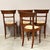 Italian Chairs in Walnut, Set of 4 For Sale - Image 5 of 9