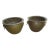 Vintage Large Hammered Brass With Foo Dog Handles Planter, A Pair For Sale
