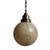 Art Deco Marbled Glass Globe Pendant Lamp For Sale - Image 6 of 6