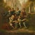 Elevate your collection with this exquisite antique Merriment in the Garden oil on canvas Painting signed by Carlo Rossi...
