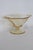 Early 20th Century Yellow Depression Glass Pedestal Bowl Octagonal Swirl Pattern With Handles 4891b For Sale - Image 5 of 13