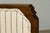 Pair of 1930s French Art Deco Oak Lounge Chairs in Blue Striped Fabric For Sale - Image 14 of 17