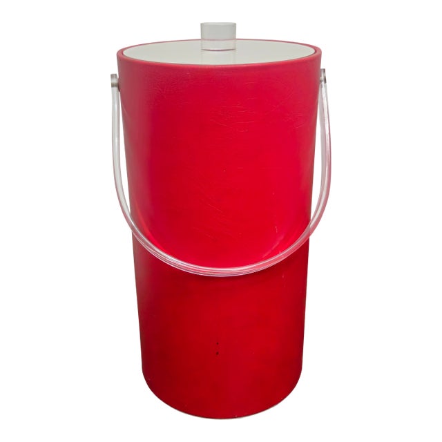 1960s Morgan Design Bucket Brigade 15" Tall Ice Bucket For Sale