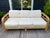 Late 20th Century Ralph Lauren Upholstered Bamboo Settee For Sale - Image 13 of 13