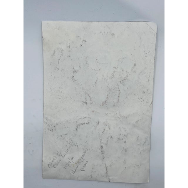 Market found, this portrait drawing on paper is part of a collection of art purchased as one lot. Signed Viggiani. Late...