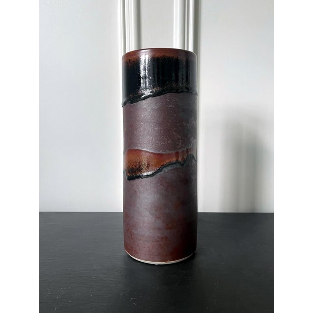 Early Ceramic Vase with Unique Glaze by Brother Thomas Bezanson For Sale - Image 17 of 18
