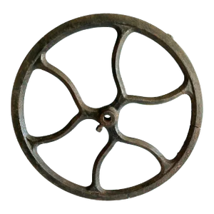 Antique Cast Iron Wheel Decor Salvage