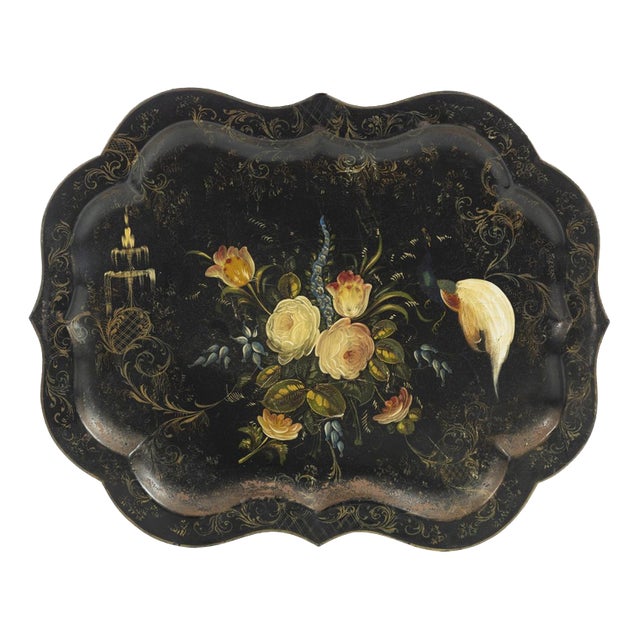 Portuguese Painted Board in Metal For Sale