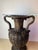 Large Italian Baroque-Style Bronze/Brass Urn With Serpent Handles For Sale - Image 9 of 10