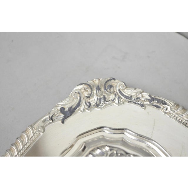 Vintage Victorian Silver Plated Meat Serving Platter Tray W/ Covered Dishes For Sale - Image 11 of 18