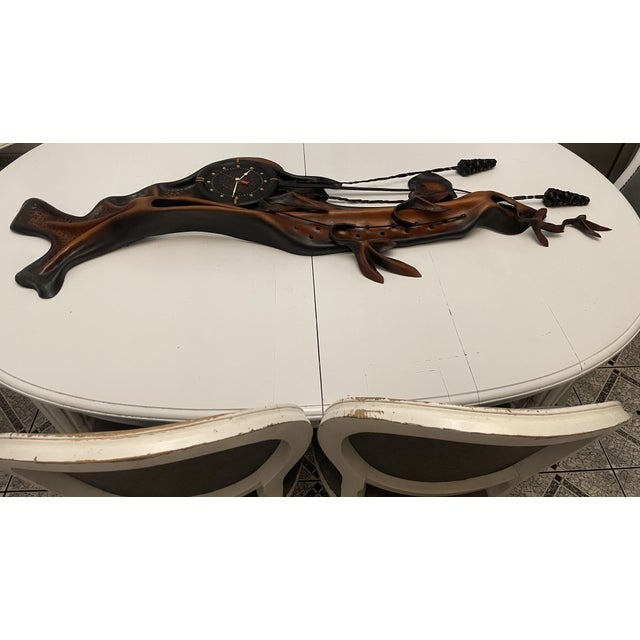 Large Sculptural Wall Clock, 1970s For Sale - Image 15 of 18