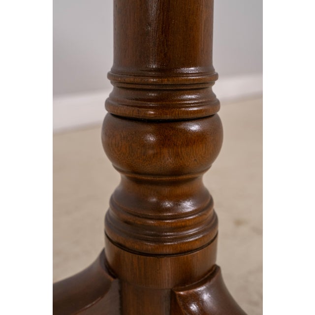 Kittinger Colonial Williamsburg Wa-1010 Mahogany Pedestal Table For Sale In Philadelphia - Image 6 of 10