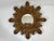 Large 18" Vintage 1990s Golden Sunburst Wall Mirror For Sale - Image 9 of 18