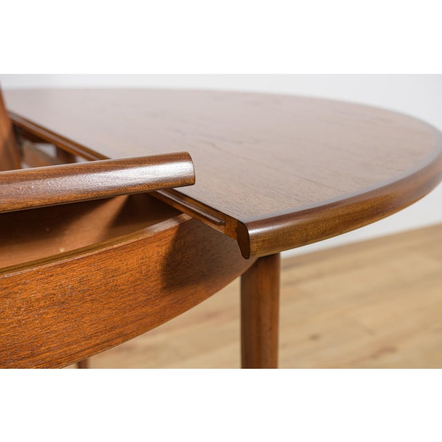 Wood Mid-Century Round Teak Fresco Dining Table from G-Plan, United Kingdom, 1960s For Sale - Image 7 of 18