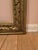 chunky carved wood frame mid century mexico. gold highlights. holds painting 14"/18". total size 22"/27" no damage.