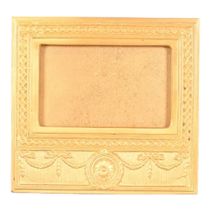 Tiffany Studios New York Adam Bronze Doré Desk Calendar Frame or Picture Frame