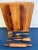 Brown Mid 20th Century Kitchen Cutting Board With Hanging Tools in a Utilitarian Arts & Crafts Wall Piece For Sale - Image 8 of 9