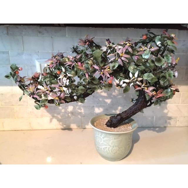 This is my latest obsession! These bonsai trees were made in the mid century and are of precious stones such agate, coral,...