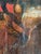 19th Century Depicting Saint George on Horseback Slaying the Dragon, 1800s, Oil on Panel For Sale - Image 5 of 7