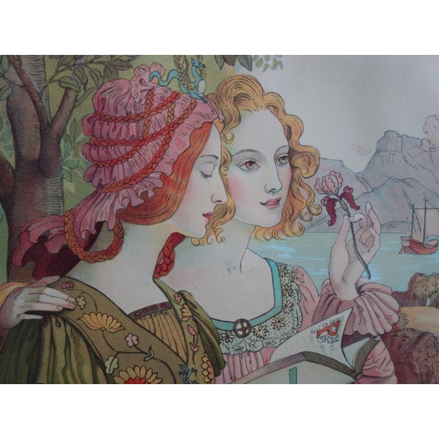 Modern Armand Point, The Golden Legend, Original Lithograph For Sale - Image 3 of 6