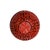 1990s Vintage Chinese Red Lacquer Round Globe Floral Accent Box For Sale - Image 5 of 7