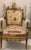 Whimsical Jester Floridus Armchair in McKenzie and Childs Style For Sale - Image 4 of 12